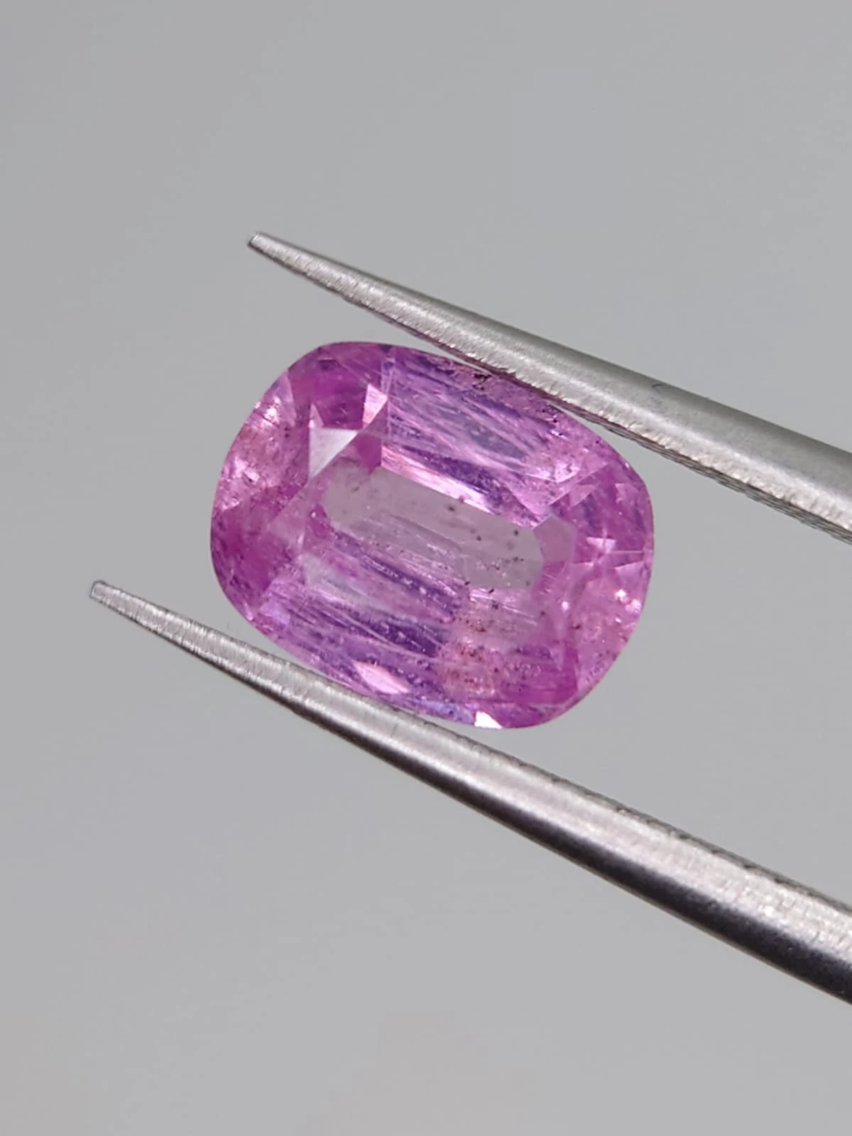 2ct Natural Untreated Tenebrescent Color Change Pink Sapphire Sapphire from Afghanistan — view 2